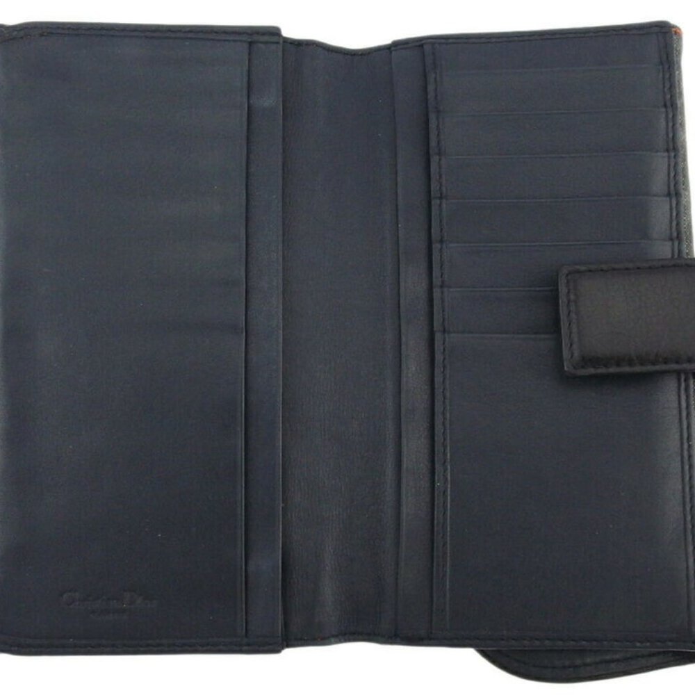 Dior wallet Trotter gray gray-based canvas �~ leather Auth T19109 - Picture 5 of 8